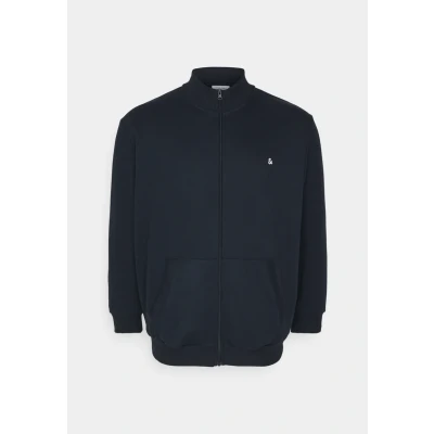 Image of Jack &amp; Jones Epaulos Zipup sweatshirt, Men&#039;s, Size: 6XL, Navy