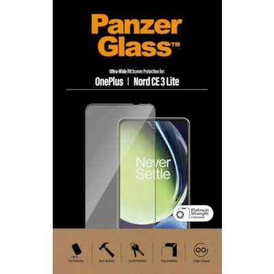 Image of Panzerglass Tempered Glass Edge To Screen Protector OnePlus Nord Ce 3 Lite