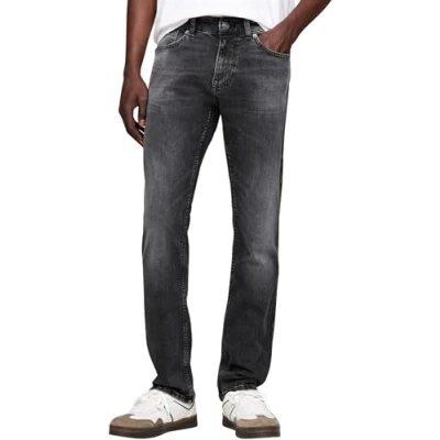 Image of Tommy Jeans Scanton Slim fit jeans, Men&#039;s, Size: 38x32, Denim black