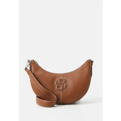 Image of BOSS Anett Halfmoon Cross body bag, Women&#039;s, Size: One Size, Medium brown