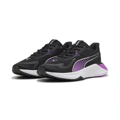Image of Puma PWR Hybrid TR Training shoe, Women&#039;s, Size: 3.5, Black/pure magenta/white Textile