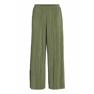 Image of VILA Viplisa Culotte NOOS Trousers, Women&#039;s, Size: XS, Oil green