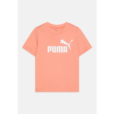 Image of Puma LOGO TEE Unisex Print Tshirt for kids, Size: 16y (15 16y), Pink fruit