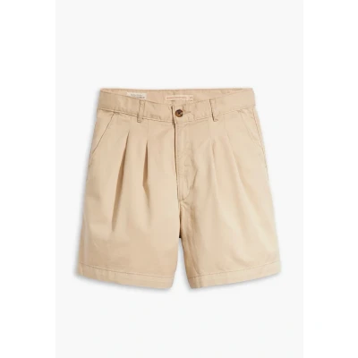 Image of Levi&#039;s Pleated Trouser Shorts, Women&#039;s, Size: 24, Safari