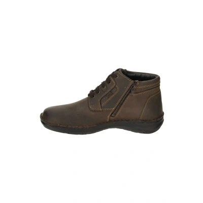 Image of Josef Seibel New Anvers Mens Lace Up Ankle Boots 35 K Width (Extra Wide) Interchangeable Footbed, Dark Brown (Testa di moro), 47 EU X Larga