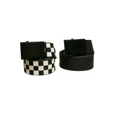 Image of Urban Classics Belt, Men&#039;s, Size: S/M, Black/offwhite