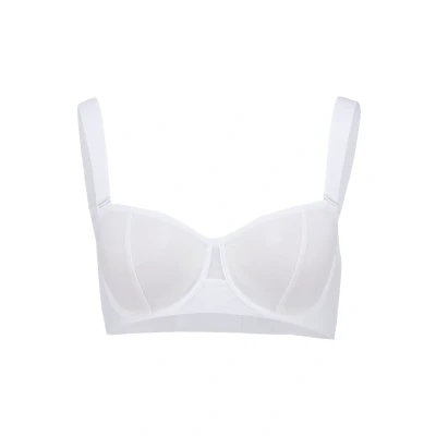 Image of DKNY Intimates Sheers Convertible Strapless Underwired bra, Women&#039;s, Size: 4xB, White