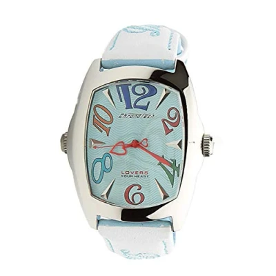 Image of Chronotech Womens Analogue Quartz Watch with Leather Strap CT7696L 15, White, 33MM,