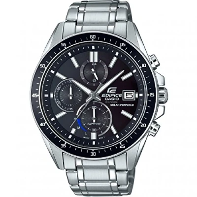 Image of Edifice Premium Silver Solar Watch EFS S510D 1AVUEF