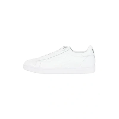 Image of EA7 Emporio Armani Classic Unisex Trainers, Size: 11, White Leather