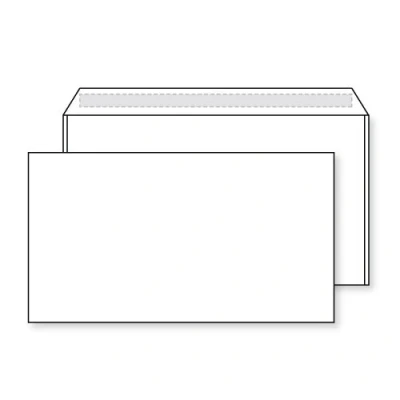 Image of Blake TS 130137 DL Purely Everyday Self Seal Envelope, 100gsm, 110mm x 220mm, White, Pack of 500