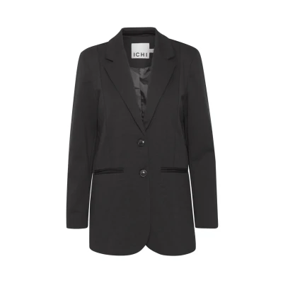 Image of ICHI Women&#039;s Ihkate Sus Oversize Bl Business Casual Blazer, 194008/Black., S