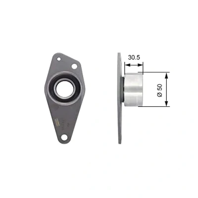 Image of Deflection/Guide Pulley, timing belt GATES T42088