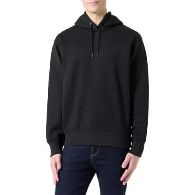 Image of Calvin Klein Jeans LOGO TAPE Hoodie Sweatshirt, Men&#039;s, Size: XXL, Black