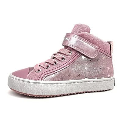Image of Geox Girl&#039;s J Kalispera Sneaker, Dk Pink, 1.5 UK Child