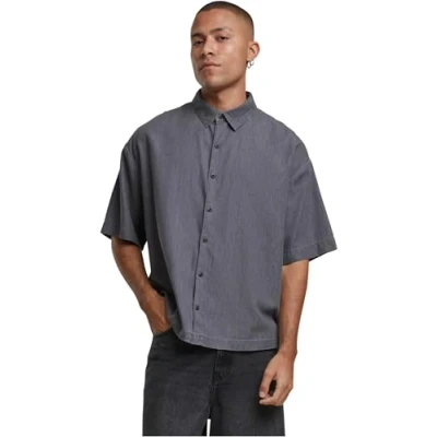 Image of Urban Classics Shirt, Men&#039;s, Size: XXL, Midgrey