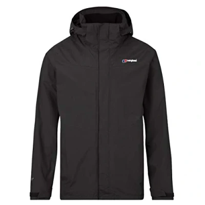 Image of Berghaus Hillwalker Jacket Waterproof jacket, Men&#039;s, Size: XS, Black/black