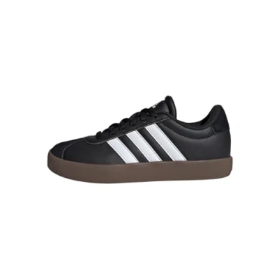 Image of adidas Unisex Kid&#039;s Vl Court 3.0 Shoes Sneaker, EU, Core Black Cloud White Gum, 11.5 UK