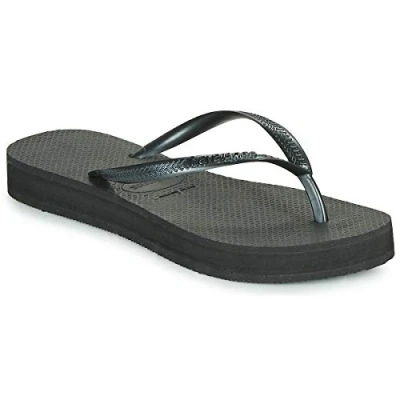 Image of Havaianas Women Slim Flatform, Black, 2