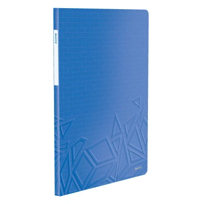Image of Leitz A4 Display Book, 20 Pockets, 40 Sheet Capacity, Transparent Blue, Urban Chic Range, 46510032