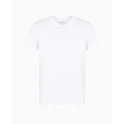 Image of Armani Exchange Basic Tshirt, Men&#039;s, Size: Small, White