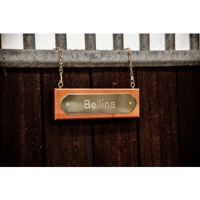 Image of Grooming Deluxe Stable Name Plate Hanger