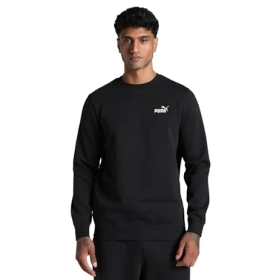 Image of PUMA Men&#039;s Ess Small No. 1 Logo Crew Fl Sweats (pack of 1)