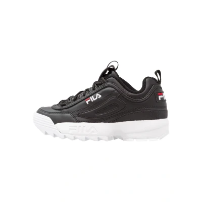 Image of Fila Disruptor Trainers, Women&#039;s, Size: 3.5, Black High quality imitation leather