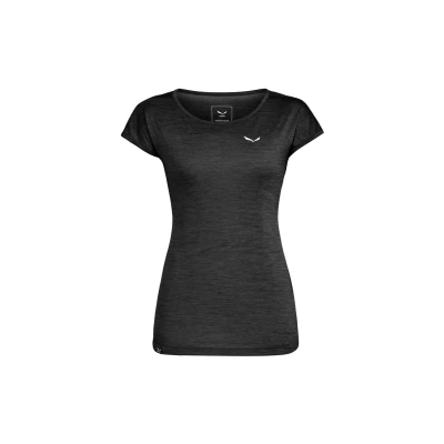 Image of Salewa PUEZ DRY Basic Tshirt, Women&#039;s, Size: 12, Schwarz