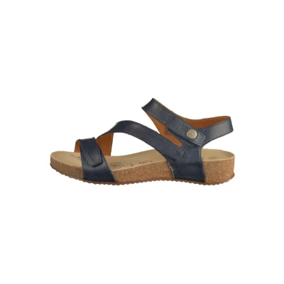 Image of Josef Seibel Sandals, Women&#039;s, Size: 9, Blue Leather