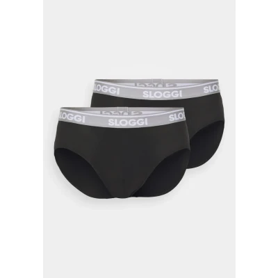 Image of Sloggi MEN GO 2 PACK Briefs, Men&#039;s, Size: Small, Black