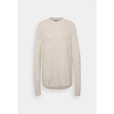 Image of Vero Moda Tall Vmlefile Oversize BOXY Jumper, Women&#039;s, Size: XS, Birch
