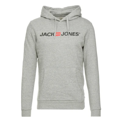 Image of Jack &amp; Jones Hoodie, Men&#039;s, Size: Small, Light grey melange
