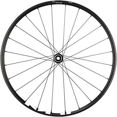 Image of Shimano WH MT500 MTB wheel, 29er, 15 x 100 mm thru axle, front, black