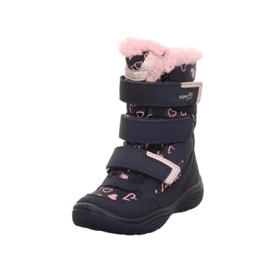 Image of Superfit Crystal Winter boots for kids, Size: 1, Blau/rosa Imitation leather/ textile