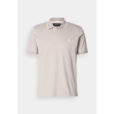 Image of Marc O&#039;Polo Short Sleeve CAMP Collar Polo shirt, Men&#039;s, Size: Medium, Dapple gray