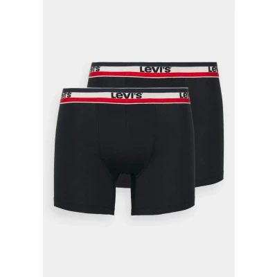Image of Levi&#039;s MEN LOGO Boxer Brief 2 PACK Pants, Men&#039;s, Size: Medium, Black