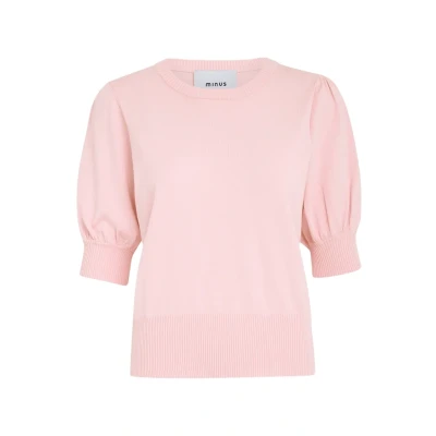 Image of Minus Miliva KNIT TEE Basic Tshirt, Women&#039;s, Size: XS, Orchid pink
