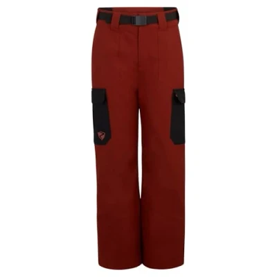 Image of Ziener Children&#039;s AYKO Ski Trousers, Snow Breathable, Waterproof, PFC Free, Woody Brown, 176