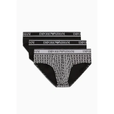 Image of Emporio Armani 3 PACK Boxer shorts, Men&#039;s, Size: Small, Mehrfarbig