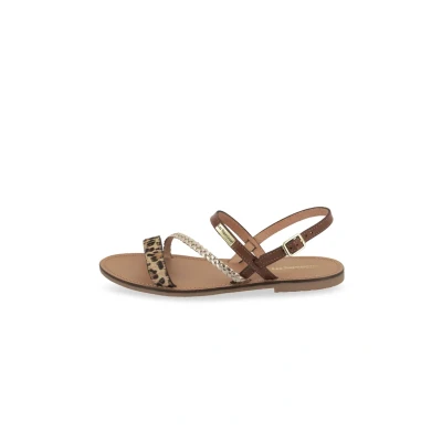 Image of LES TROPEZIENNES PAR M. BELARBI Women&#039;s BATRESSE City Shoes Sandal, Leopard Multi, 36 EU, EU