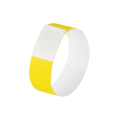 Image of SIGEL EB213 Event Wristband, soft, 25.5 x 2.5 cm, neon Yellow, 120 Pieces