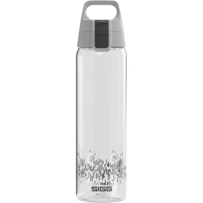 Image of SIGG Total Clear ONE MyPlanet Water Bottle (0.75 L), Leak proof and BPA Free Bottle, Unbreakable Sports Flask Made of Tritan with Fruit Filter, Anthracite