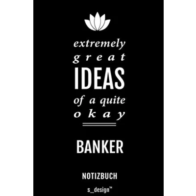 Image of Notizbuch für Banker: Originelle Geschenk Idee [120 Seiten gepunktet Punkte Raster blanko Papier]
