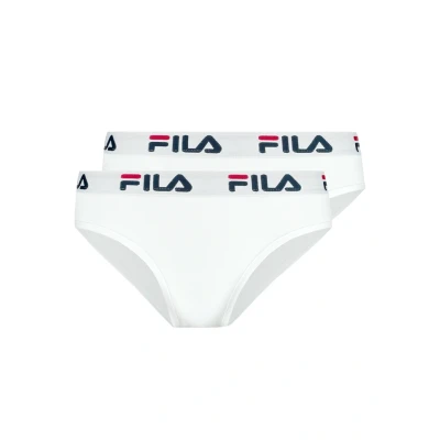 Image of Fila Urban Brief 2 PACK Briefs, Women&#039;s, Size: Small, White