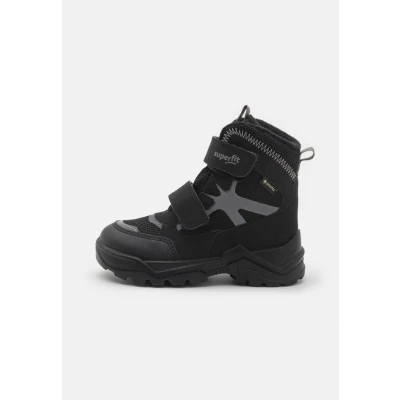 Image of Superfit MAX Baby shoes for kids, Size: 5.5K, Schwarz/hellgrau Textile/synthetics