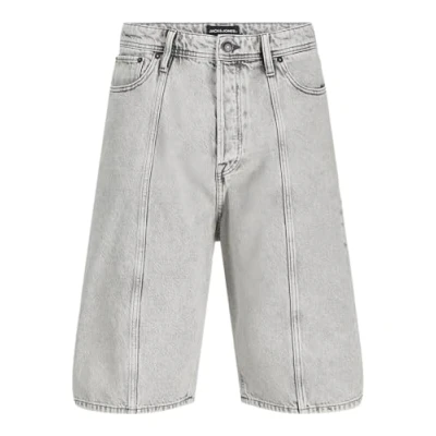 Image of Jack &amp; Jones Jjiron Jjoriginal Shorts, Men&#039;s, Size: Small, Grey denim