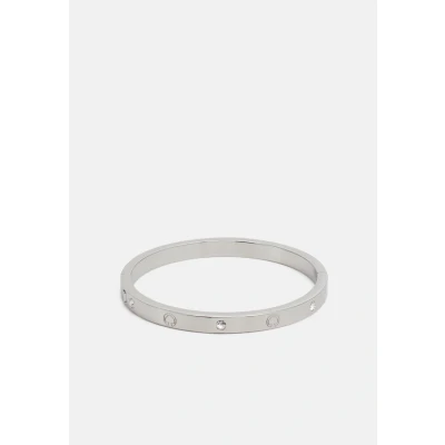 Image of kate spade new york Engraved Bangle Bracelet silvercoloured, Women&#039;s, Size: One Size, Silver coloured