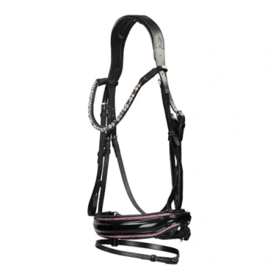 Image of Hb Evalira Showtime Bridle Black Pink Cob/VB