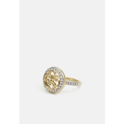 Image of Guess LIFE Ring goldcoloured, Women&#039;s, Size: 54, Gold coloured